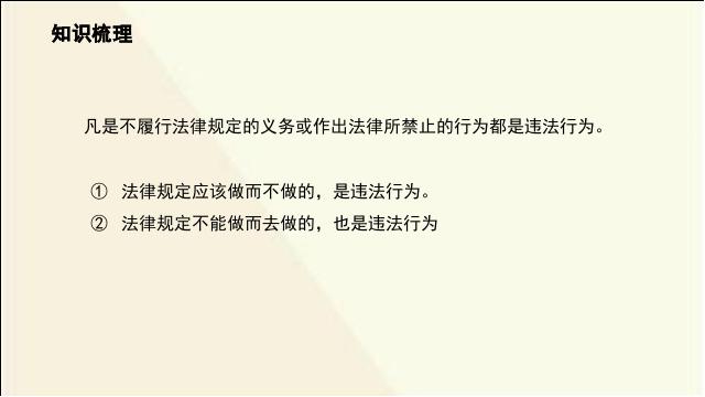 初二上册道德与法治新道德与法治公开课《法不可违》第7页