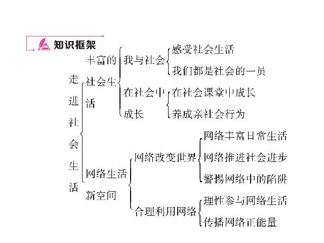 初二上册道德与法治道德与法治《走进社会生活总复习》第2页