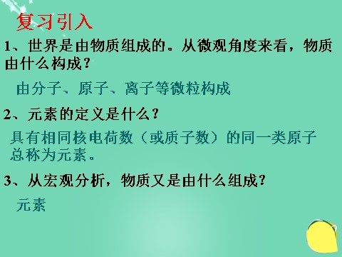 初二下册科学（教科版）新浙教版八下科学公开课2.4组成物质的元素ppt课件第2页