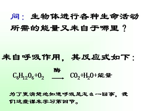 初二下册科学（教科版）3.5生物的呼吸和呼吸作用ppt课件(新浙教版八年级科学)第2页