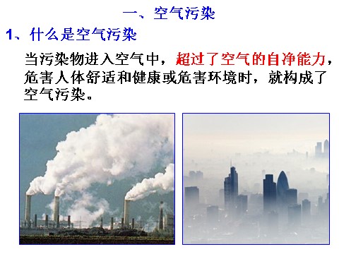初二下册科学（教科版）新浙教版八年级科学3.8空气污染与保护课件ppt第3页