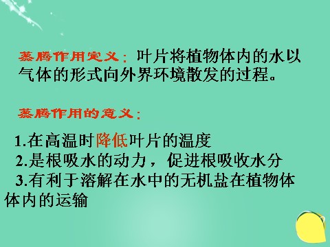 初二下册科学（教科版）浙教版八年级科学公开课植物的叶与蒸腾作用ppt课件第9页