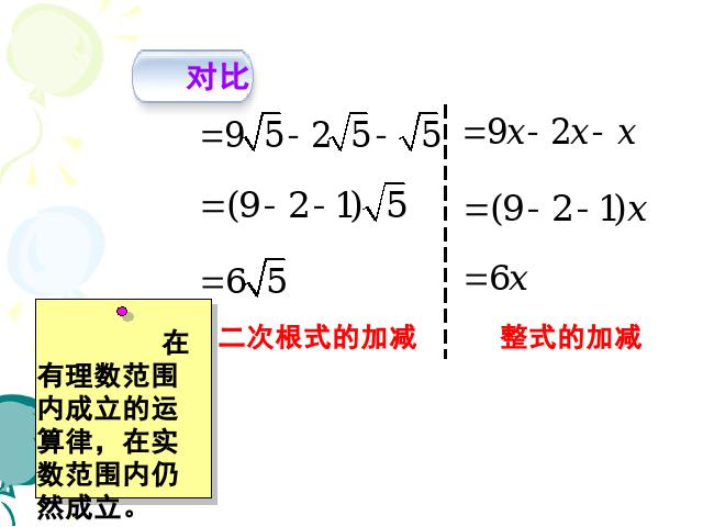 初二下册数学《16.3二次根式的加减》第7页