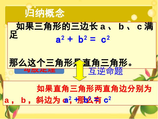 初二下册数学《17.2勾股定理的逆定理》数学第10页