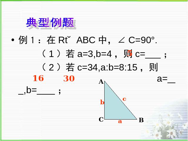 初二下册数学数学《勾股定理复习题17》第4页