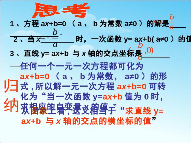 初二下册数学课件《19.2一次函数与方程、不等式》ppt第6页