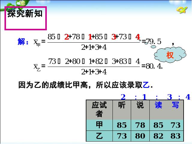 初二下册数学数学《20.1数据的集中趋势》（）第7页