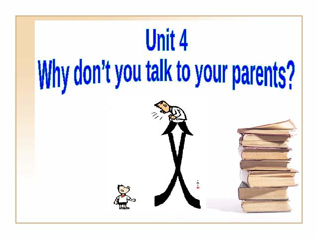 初二下册英语《unit4 Why don't you talk to your parents》英语第2页