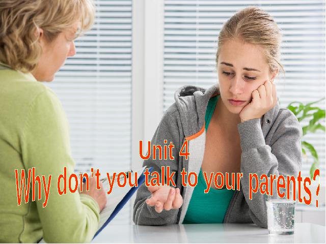 初二下册英语《unit4 Why don't you talk to your parents》第2页