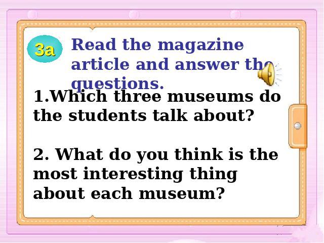 初二下册英语《unit9 Have you ever been to a museum》()第5页