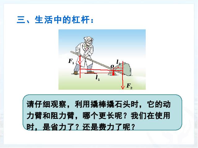 初二下册物理物理《12.1杠杆》优秀获奖第10页