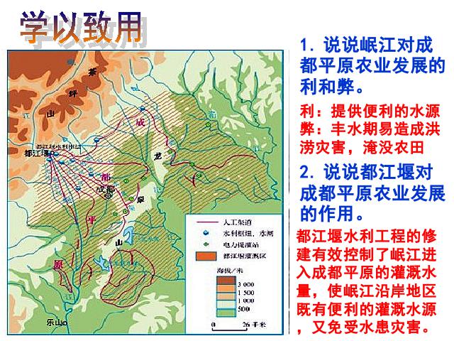 初二下册地理《鱼米之乡长江三角洲地区》地理第9页