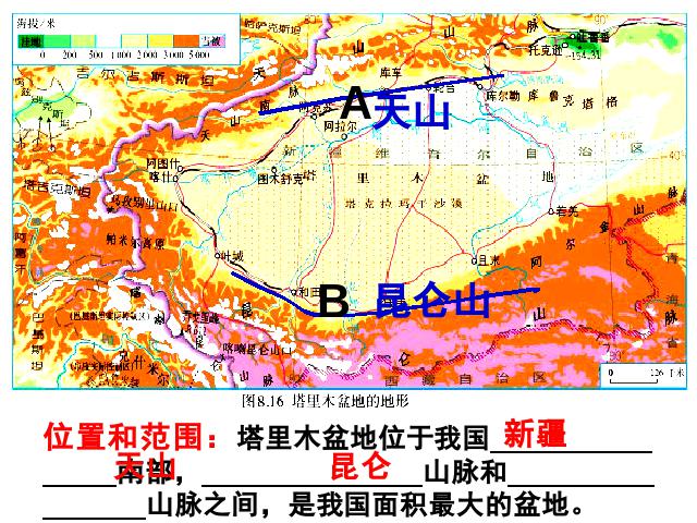 初二下册地理《干旱的宝地塔里木盆地》地理第7页