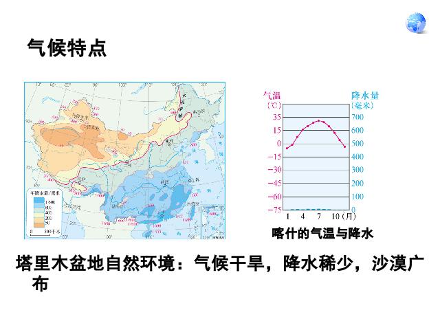 初二下册地理《干旱的宝地塔里木盆地》地理第8页