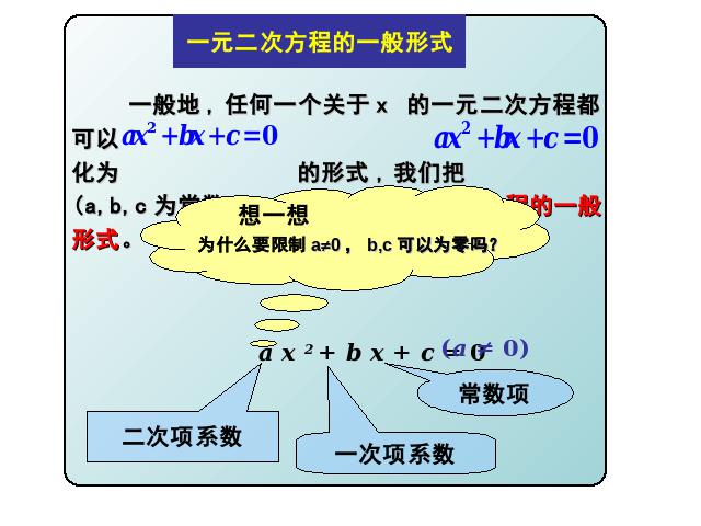 初三上册数学21.1一元二次方程PPT教学自制课件(数学)第7页