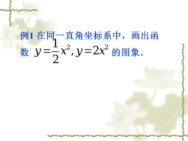 初三上册数学22.1.2二次函数y=ax2的图象和性质ppt比赛获奖教学课件第6页