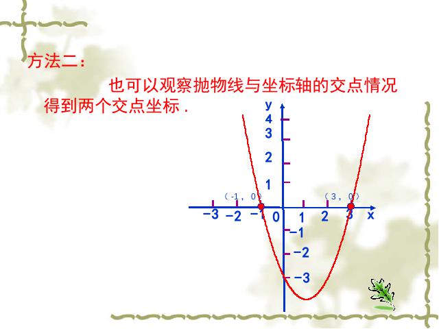 初三上册数学《26.2用函数观点看一元二次方程》数学第4页