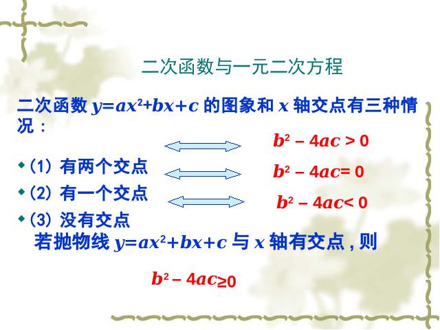 初三上册数学《26.2用函数观点看一元二次方程》数学第8页