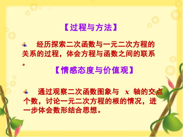 初三上册数学课件《26.2用函数观点看一元二次方程》ppt第5页