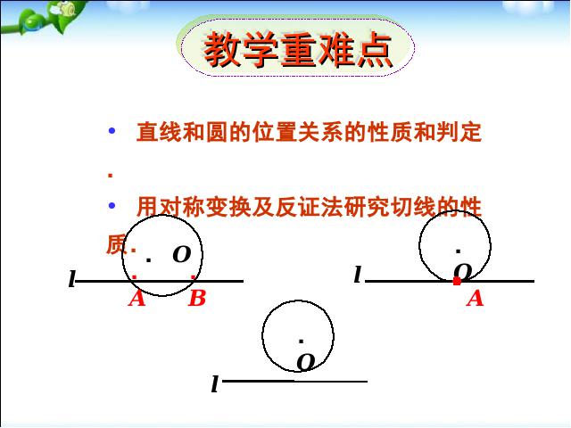 初三上册数学数学教研课ppt24.2直线和圆的位置关系课件第5页