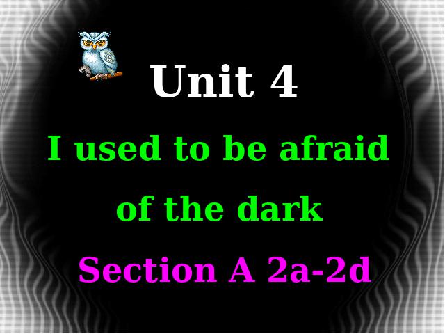 初三上册英语全一册Unit4 I used to be afraid of the dark优质课ppt课件下载第2页