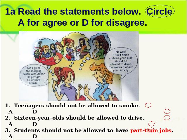 初三上册英语全一册《Unit7 Teenagers should be allowed to choose their第8页