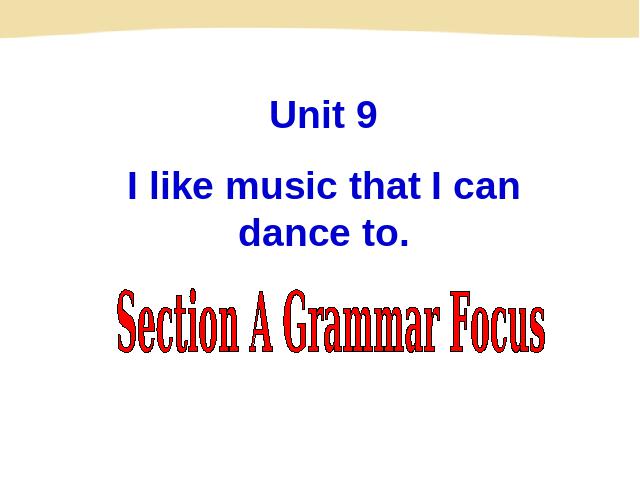 初三上册英语全一册PEP英语《Unit9 I like music that I can dance》第2页