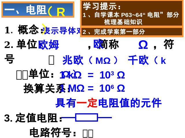 初三上册物理全一册物理全一册《16.3电阻》下载第3页