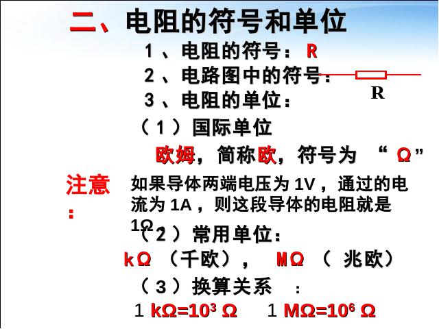 初三上册物理全一册课件《16.3电阻》ppt第9页