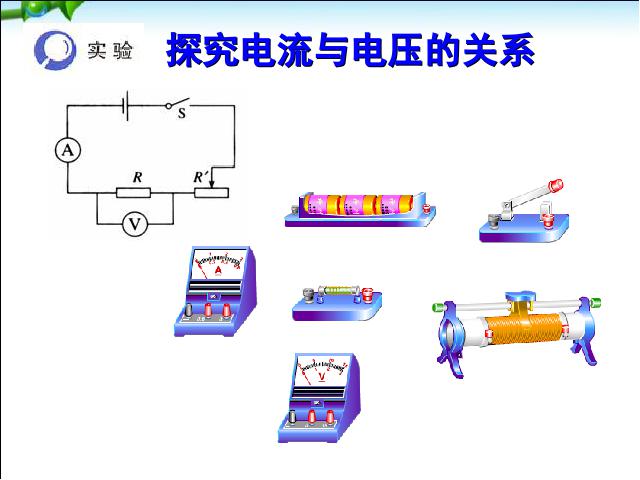 初三上册物理全一册《17.1电流与电压和电阻的关系》课件PPT第3页