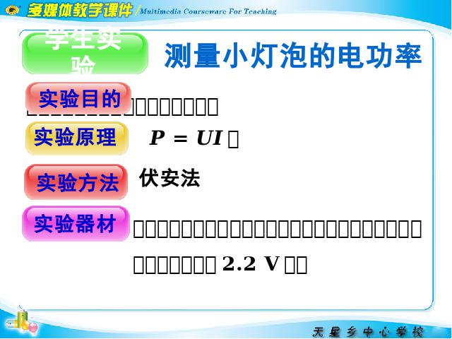 初三上册物理全一册全一册《18.3测量小灯泡的电功率》第3页