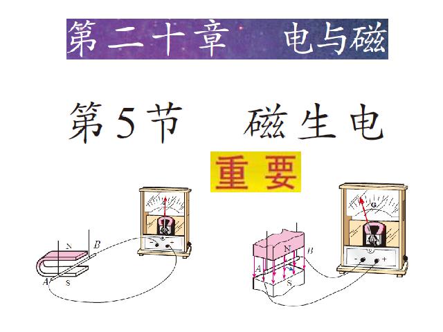 初三上册物理全一册《20.5磁生电》物理第1页