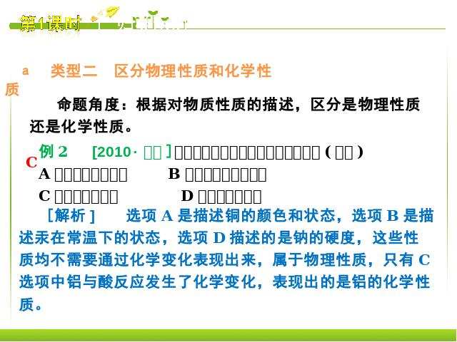 初三上册化学化学课题1物质的变化和性质优质课第9页