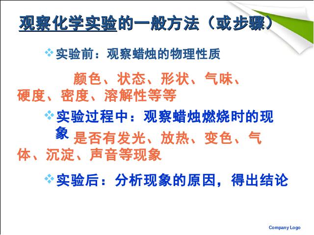 初三上册化学课题2化学是一门以实验为基础的科学ppt比赛获奖教学课件第5页