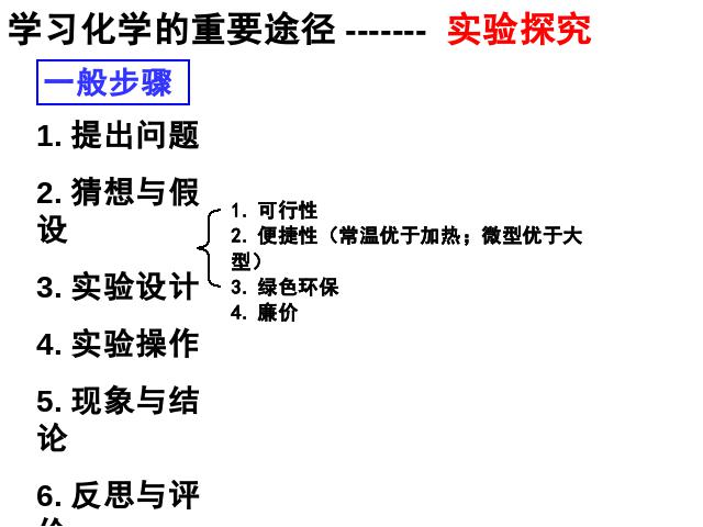 初三上册化学课题2化学是一门以实验为基础的科学化学公开课第8页