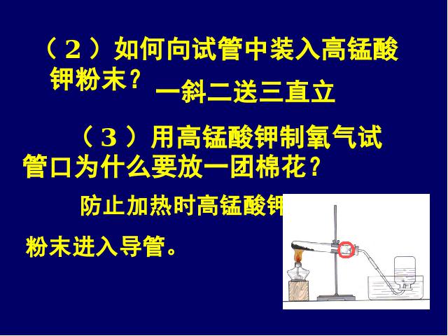 初三上册化学ppt实验活动1:氧气的实验室制取与性质课件第6页