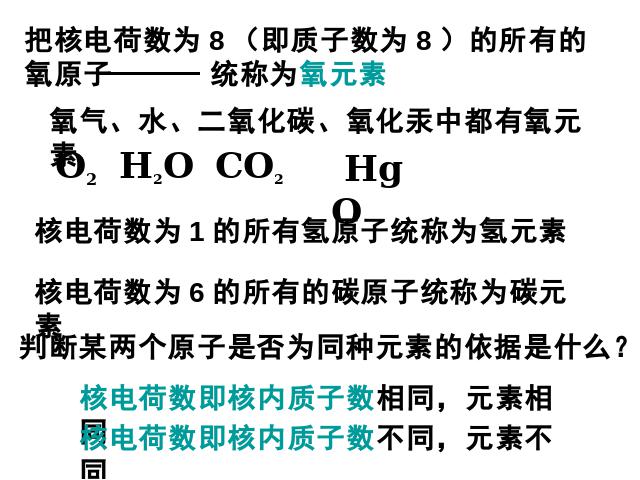 初三上册化学物质构成的奥秘:元素化学公开课第6页