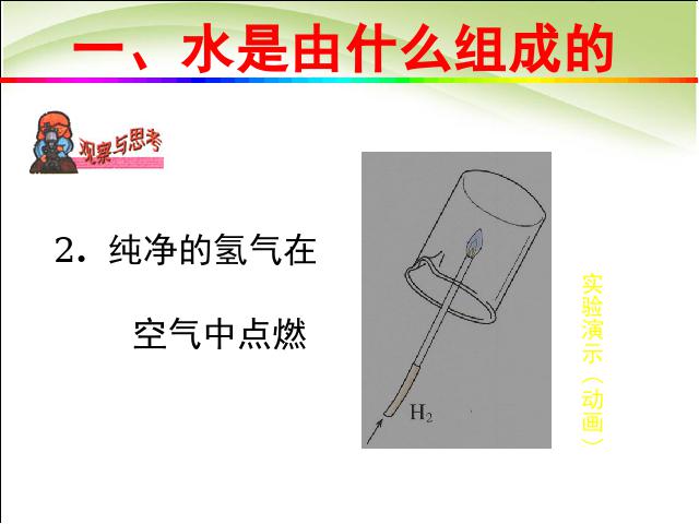 初三上册化学化学自然界的水:课题3水的组成优质课第4页