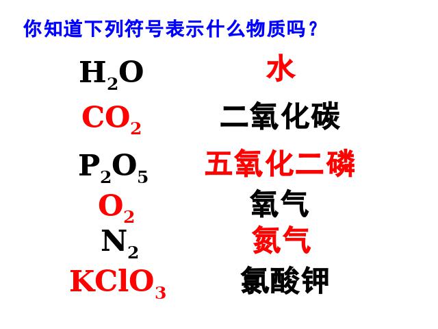 初三上册化学自然界的水:课题4化学式与化合价优质课ppt课件下载第2页