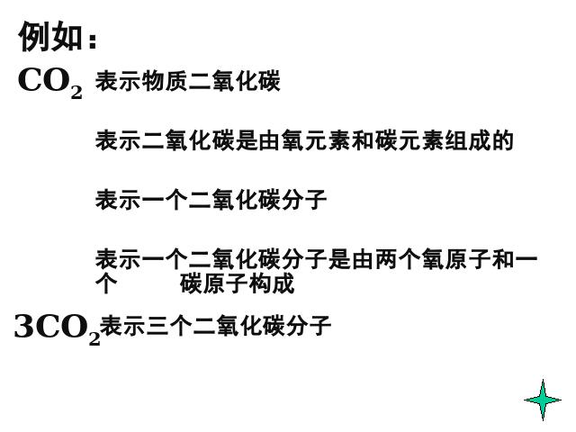 初三上册化学自然界的水:课题4化学式与化合价优质课ppt课件下载第7页