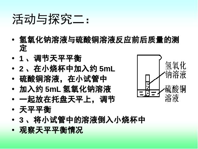 初三上册化学第五单元化学方程式:课题1质量守恒定律第4页