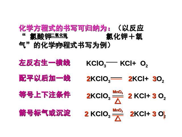 初三上册化学课题2如何正确书写化学方程式PPT教学自制课件(化学)第9页