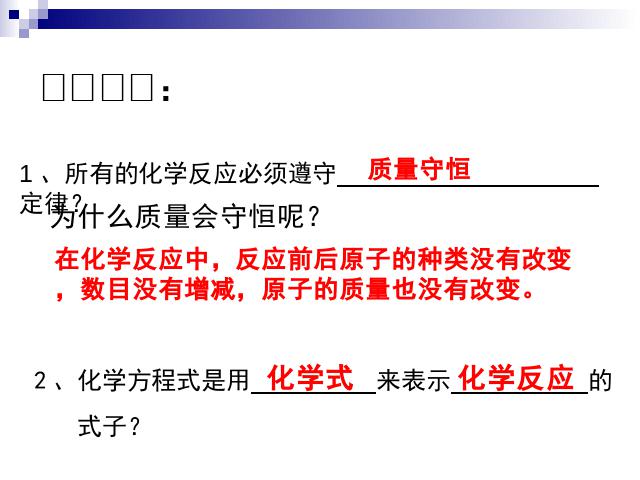 初三上册化学精品课件课题2如何正确书写化学方程式ppt第2页