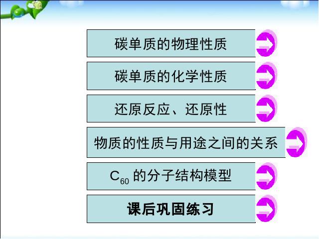 初三上册化学化学课题1金刚石石墨和C60教研课第2页