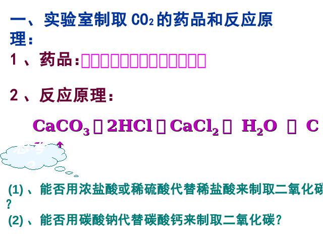 初三上册化学课件课题2二氧化碳制取的研究原创ppt（化学）第5页