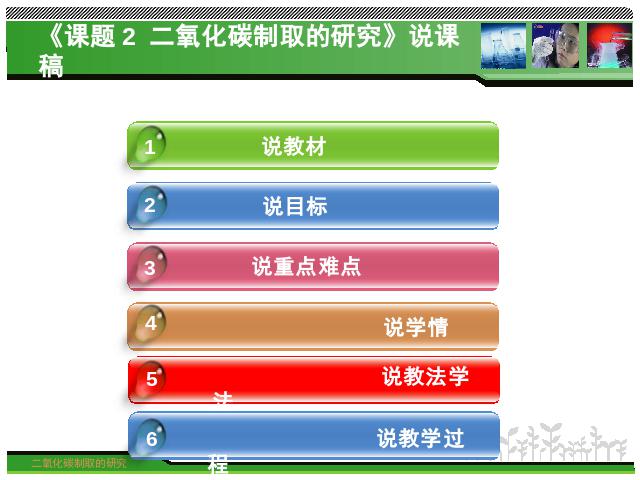 初三上册化学化学课题2二氧化碳制取的研究优质课ppt课件下载第2页