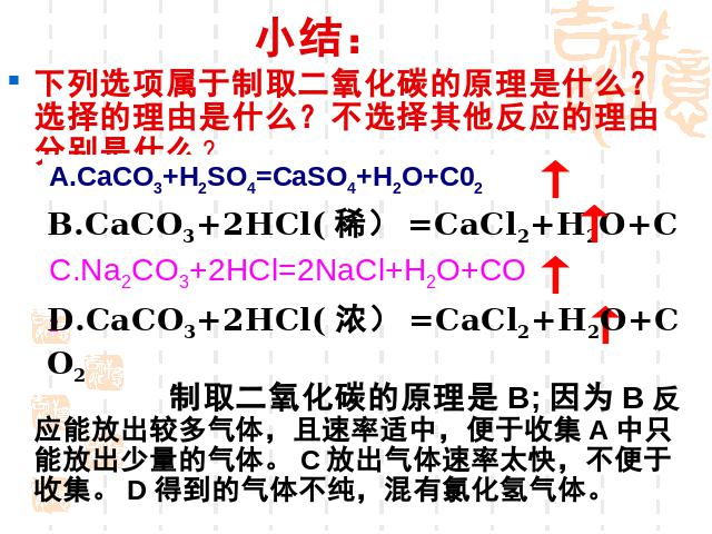 初三上册化学课题2二氧化碳制取的研究ppt比赛获奖教学课件第9页