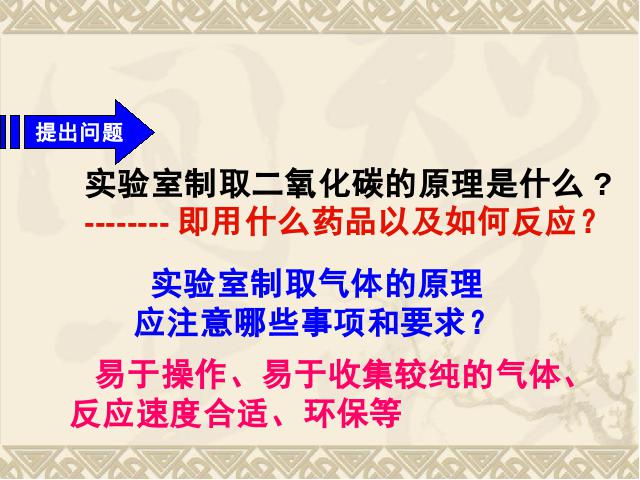 初三上册化学化学公开课ppt课题2二氧化碳制取的研究课件第2页