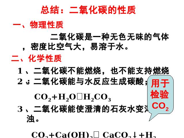 初三上册化学课题3二氧化碳和一氧化碳PPT教学自制课件(化学)第6页