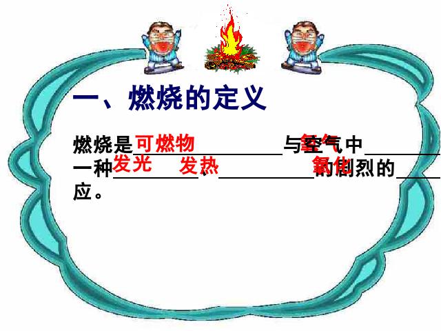 初三上册化学化学燃料及其利用课题1燃烧和灭火优秀获奖第4页